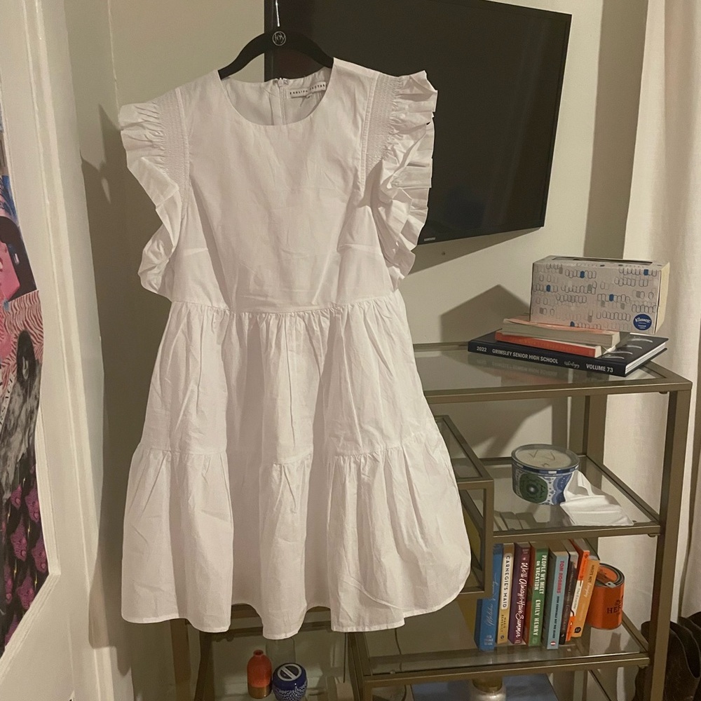 English Factory white babydoll dress
